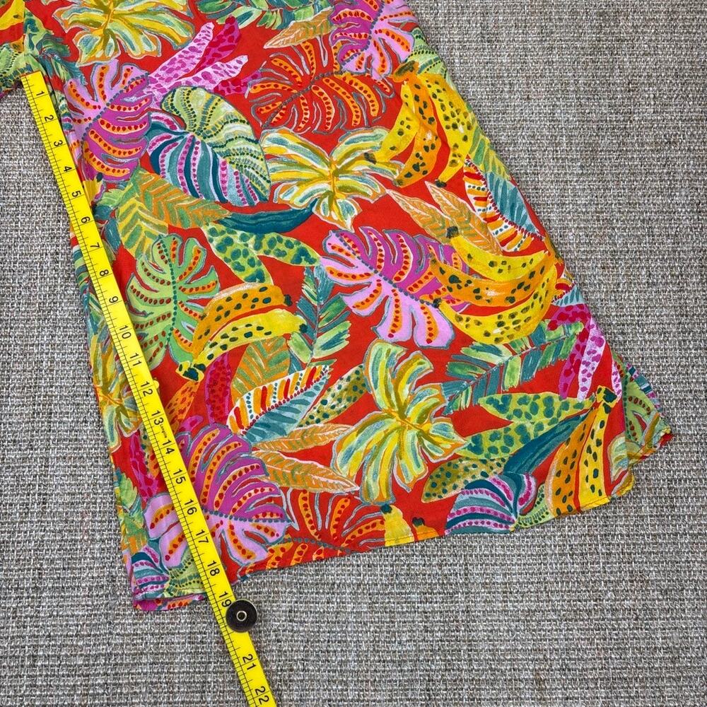 🌴 VICI Tropical Print Cropped Wide Leg Jumpsuit | Size S | Multicolor - Picture 6 of 11